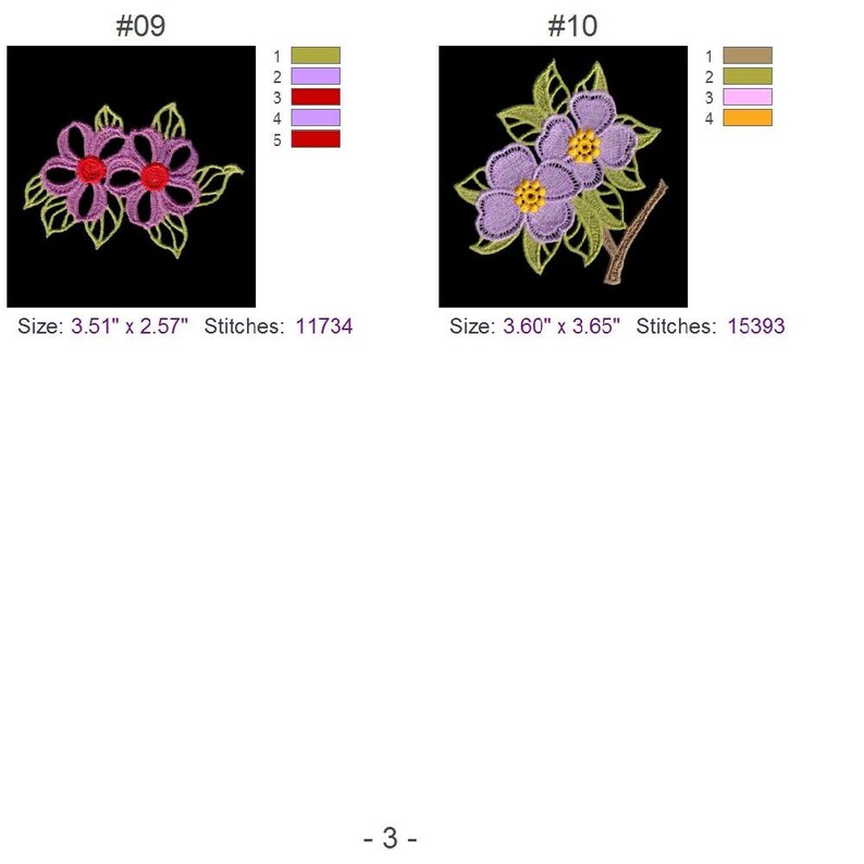 FSL Blossom Free Standing Lace Machine Embroidery Designs Instant ...