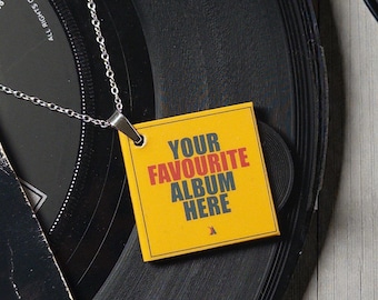 Album cover pendant - wear your favourite album