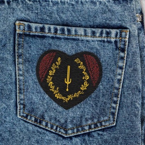 Black Heritage Patch,Soulaan Flag,Black Pride Patch, Soulaan Pride, Black Power Flag, Afrocentric Embroidery, Afrocentric Embroidery