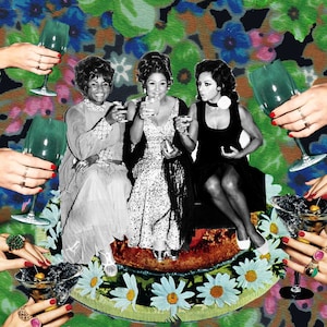 Celia Cruz, Lola Flores, Salsa Queen, Olga Guillot, Latina Art, Latina Pride, Hispanic Heritage Wall Art, Afro Latina Art