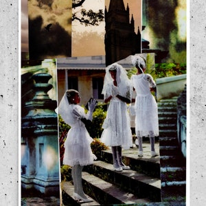 Church Girl, Afro Southern Gothic, Afro Latina Girls, Safe Space Art, Black Own Artwork, Black Renaissance Art Print, All Gods Children
