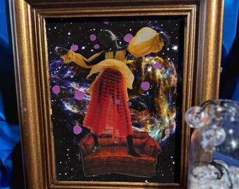 BLACK LUXE ART, Nothing Even Matters, Know God Know Peace, Trippy Collage, Faith Over Fear Decor, Unbothered, Afro Glam Art