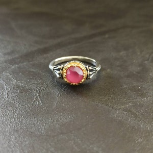Hand made, oxidized, sterling silver, Byzantine ring.