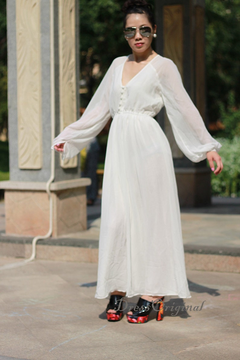 Holiday White Dress