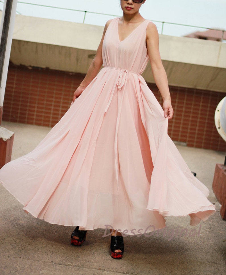 pink plus size maxi dresses
