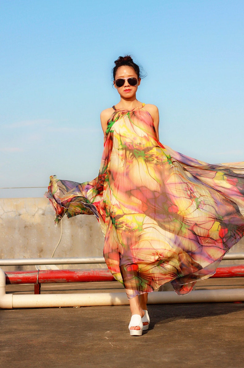 chiffon dresses 2018