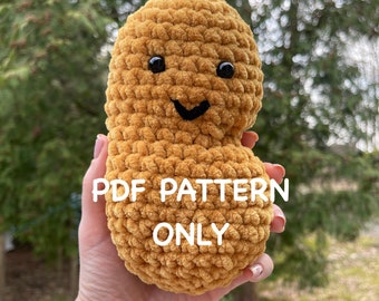 Chicken Nugget Crochet PDF Pattern