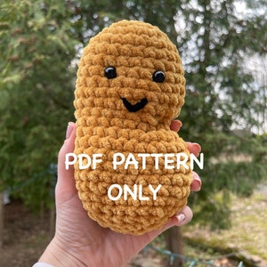 Chicken Nugget Crochet PDF Pattern