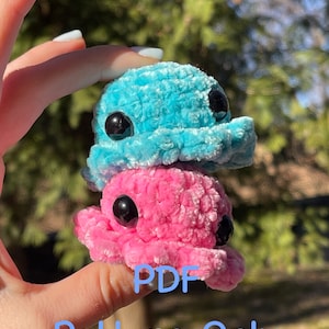 No Sew Baby Octopus Pattern PDF (Keychain Pattern)
