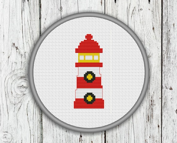 Lighthouse Counted Cross Stitch Pattern DIY Instant | Etsy