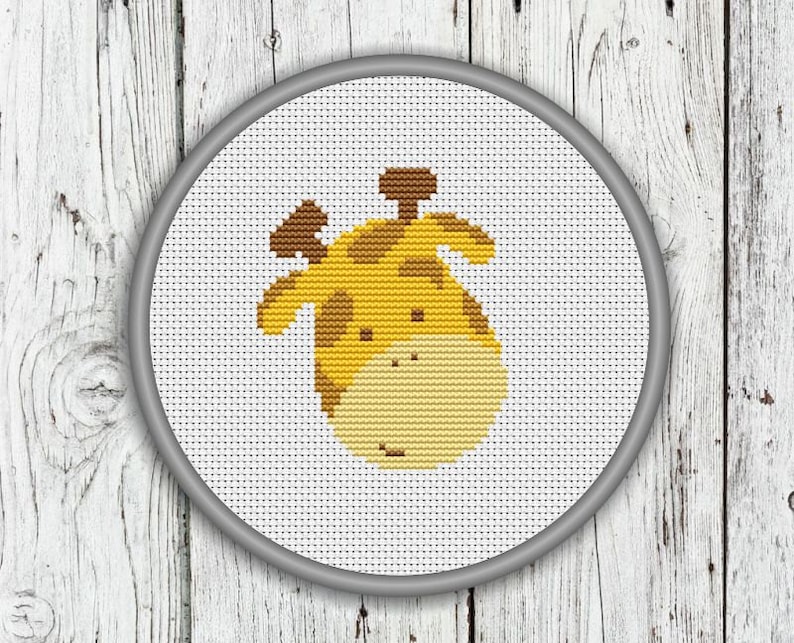Giraffe Counted Cross Stitch Pattern, DIY Instant Download Etsy