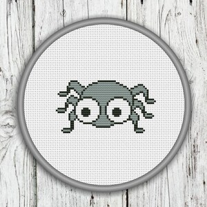 Spider Cross Stitch Pattern, Needlepoint Pattern - PDF, Instant Download