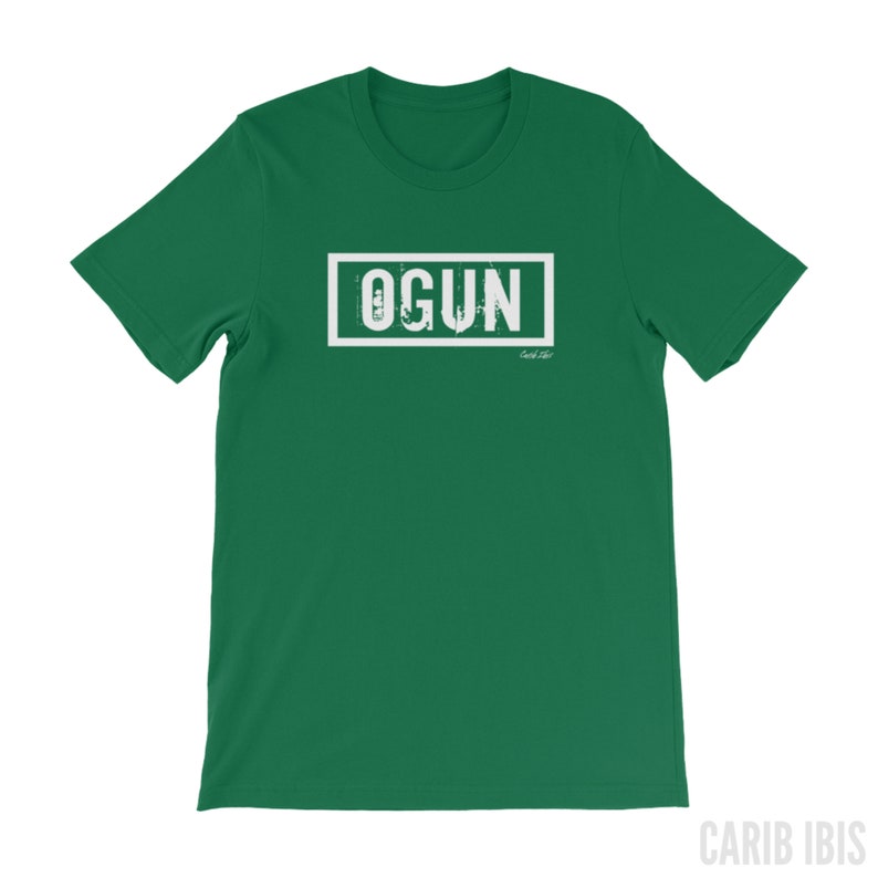 Ogun TShirt Orisha tee African Clothing Santeria Etsy