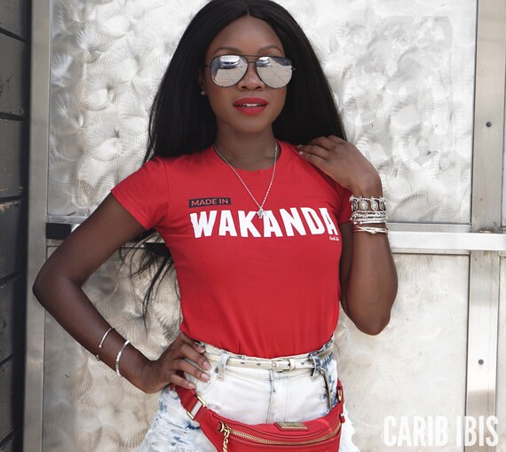 Wakanda plus size t shirt Outlet