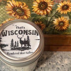 Rendered wild deer tallow