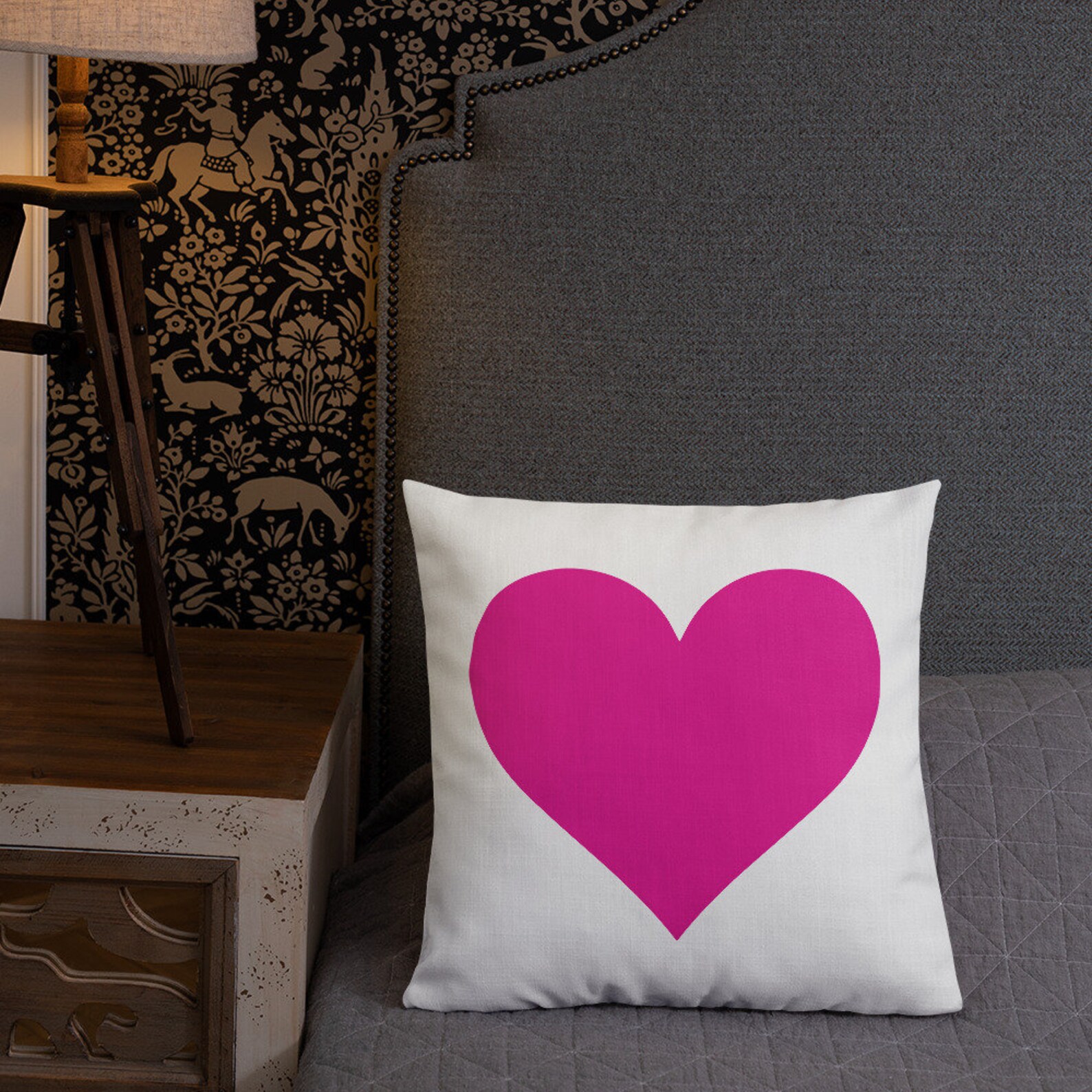 Pink Heart Throw Pillow Heart Cushion Insert Included Etsy Canada