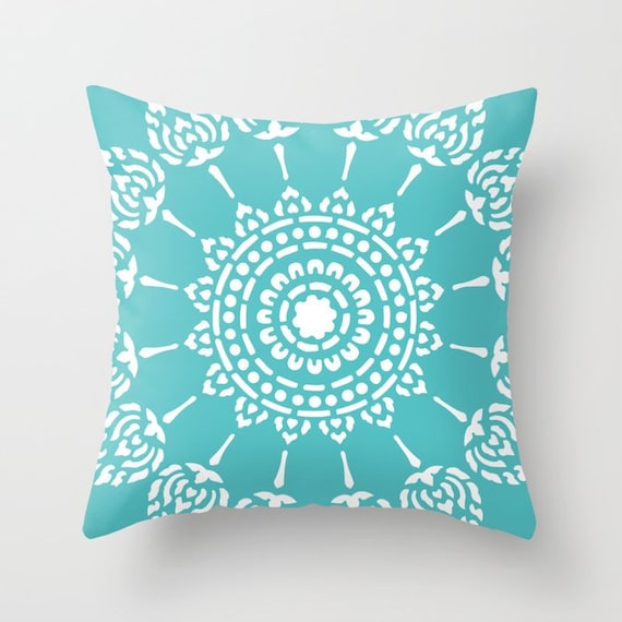 medallion decorative pillow