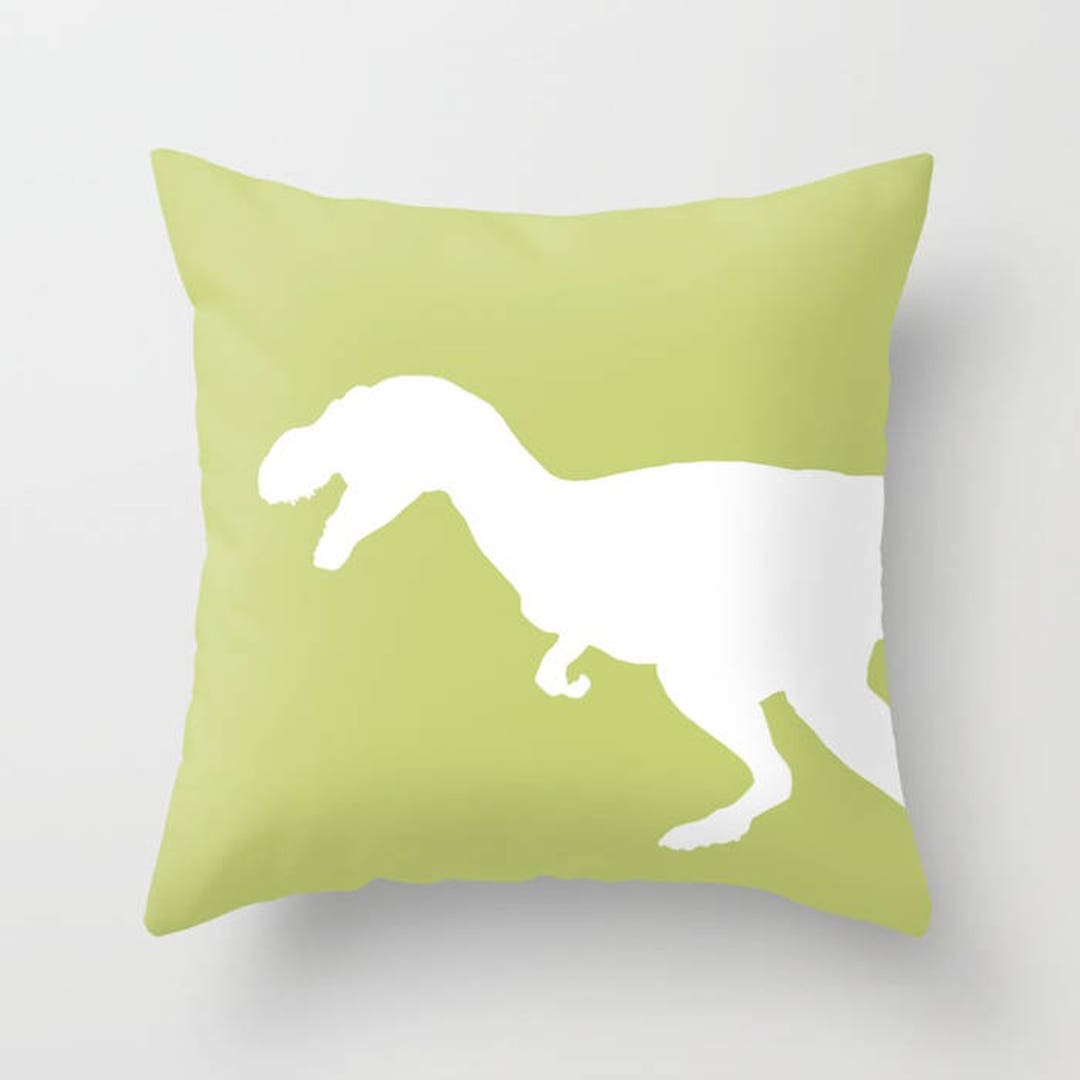 dinosaur accent pillow