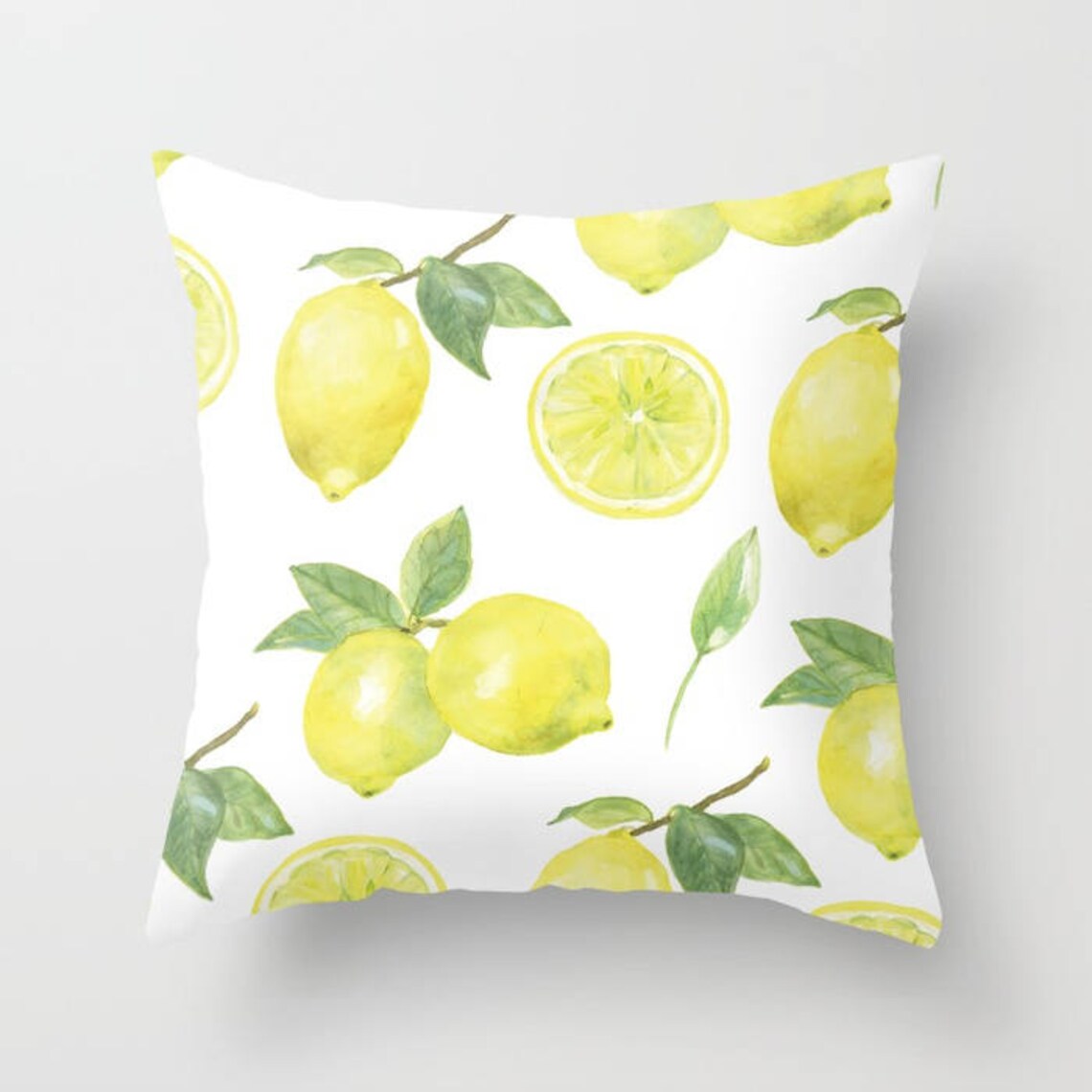Lemon pillow with insert Cover Lemons pillow with insert Etsy