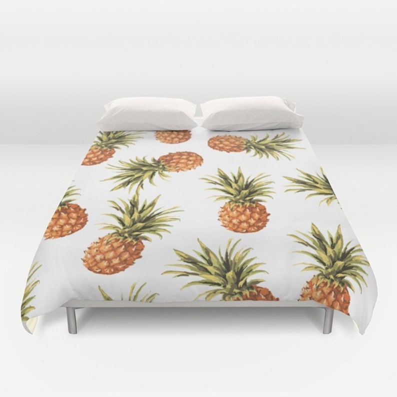 Pineapples Duvet Cover Tropical Image 0