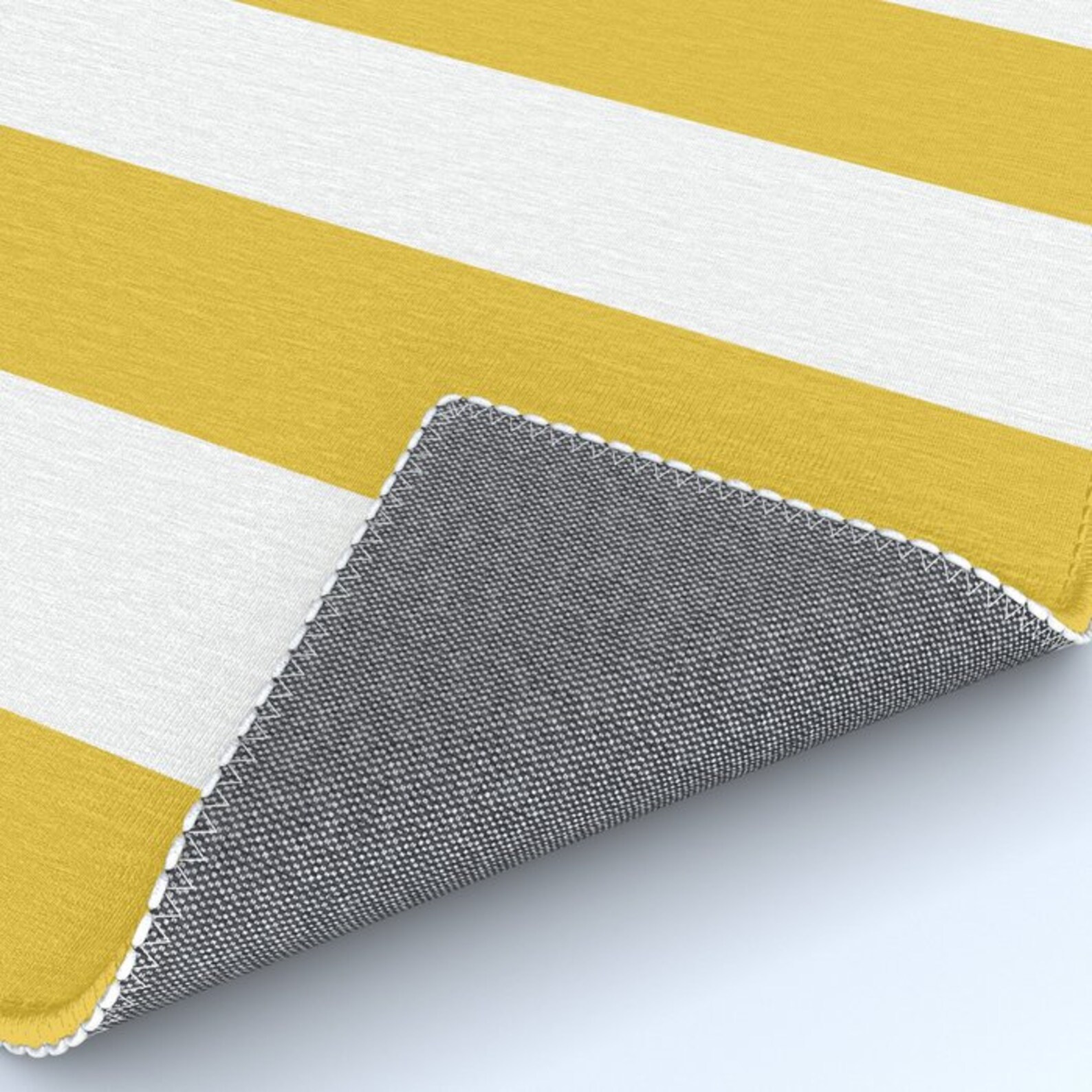 Stripes Area Rug Yellow and White Stripes Rug Printed Rug Etsy