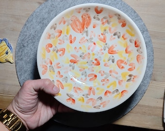 Ceramic bowl - hearts