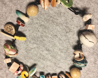 Mix ceramic necklace