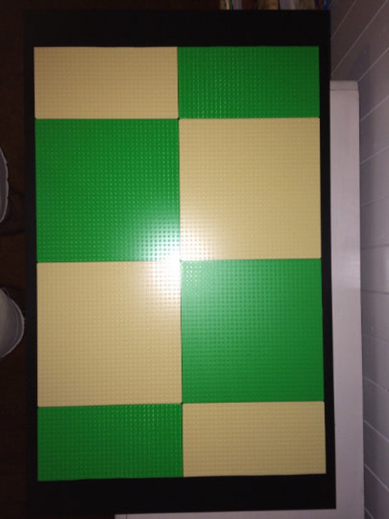 Building Block Table 35 by 21 With Storage Etsy