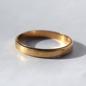 ANTIQUE Classic Gold Band 10k Yellow Gold