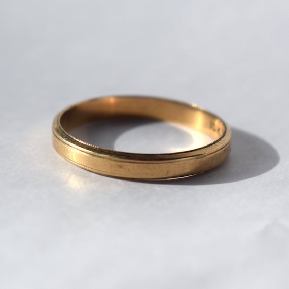ANTIQUE Classic Gold Band 10k Yellow Gold