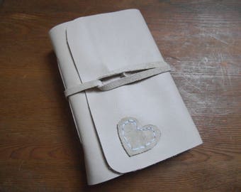 wedding guest book, Leather Journal Anniversary, cellebration, baby shower,A6 Handmade,Brides gift, bridal shower, wedding gift