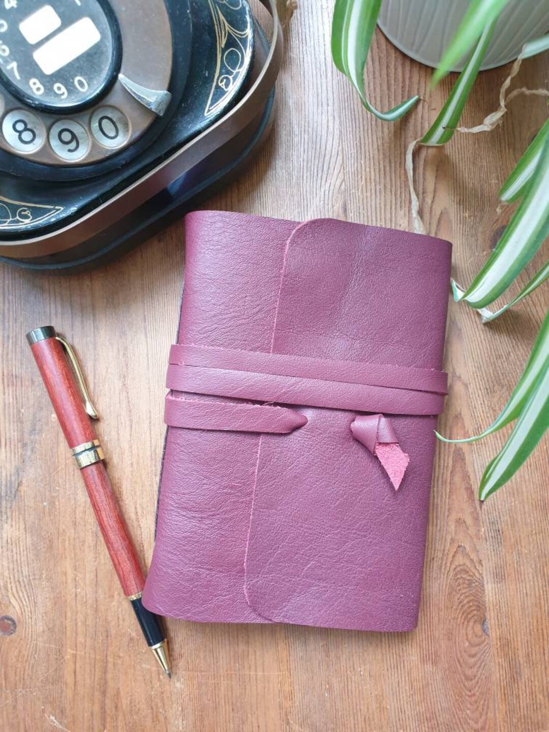 Address Book, Contact Book, Journal, Keep in Touch,handmade Leather Journal, Vintage Style