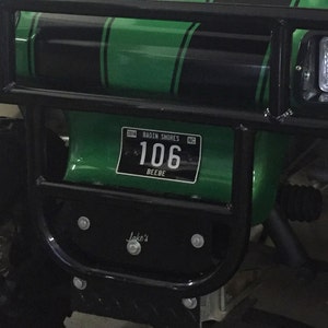 Custom Personalized Novelty License Plates for your Golf Cart, Moped, Scooter, Motorcycle or Mutant Vehicle. image 7