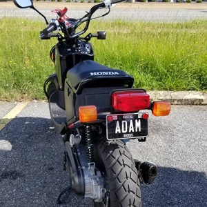Custom Personalized Novelty License Plates for your Golf Cart, Moped, Scooter, Motorcycle or Mutant Vehicle. image 5