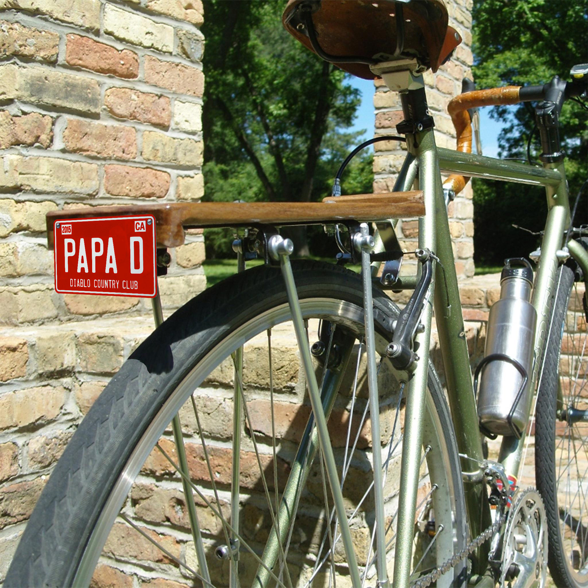 Vintage Personalized TEXAS VALERIE Mini Bike Bicycle Vanity Name License Plate 