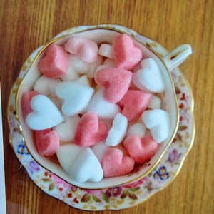 100 White Heart Shaped Sugar Cubes For All Occasions image 2