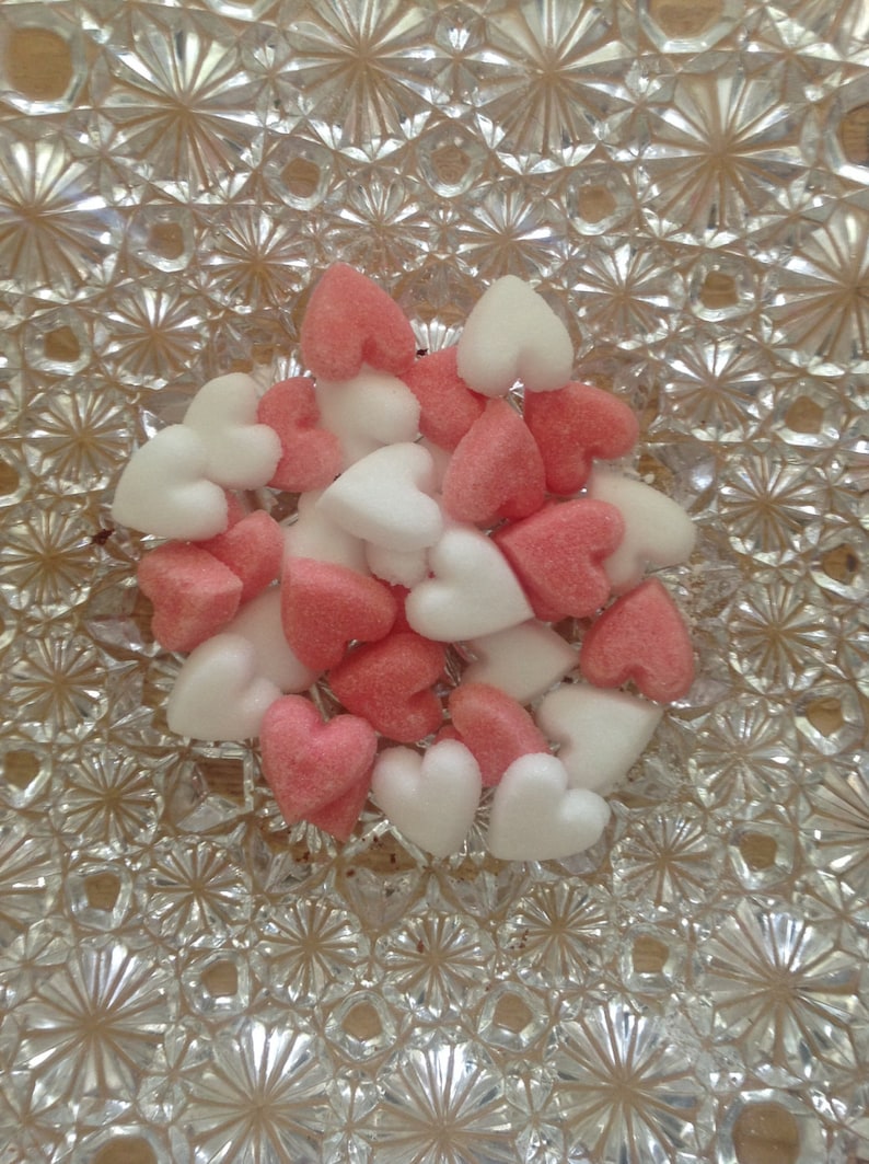 100 Pink and White Sugar Hearts image 5