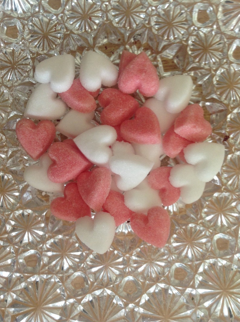 100 Pink and White Sugar Hearts image 3