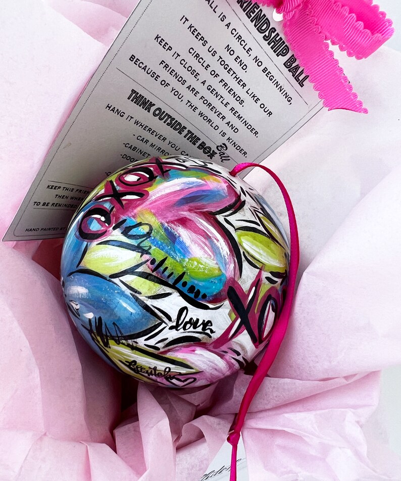 FRIENDSHIP BALL. Valentines Day Gift. Friendship. Ornament. Gift Ideas