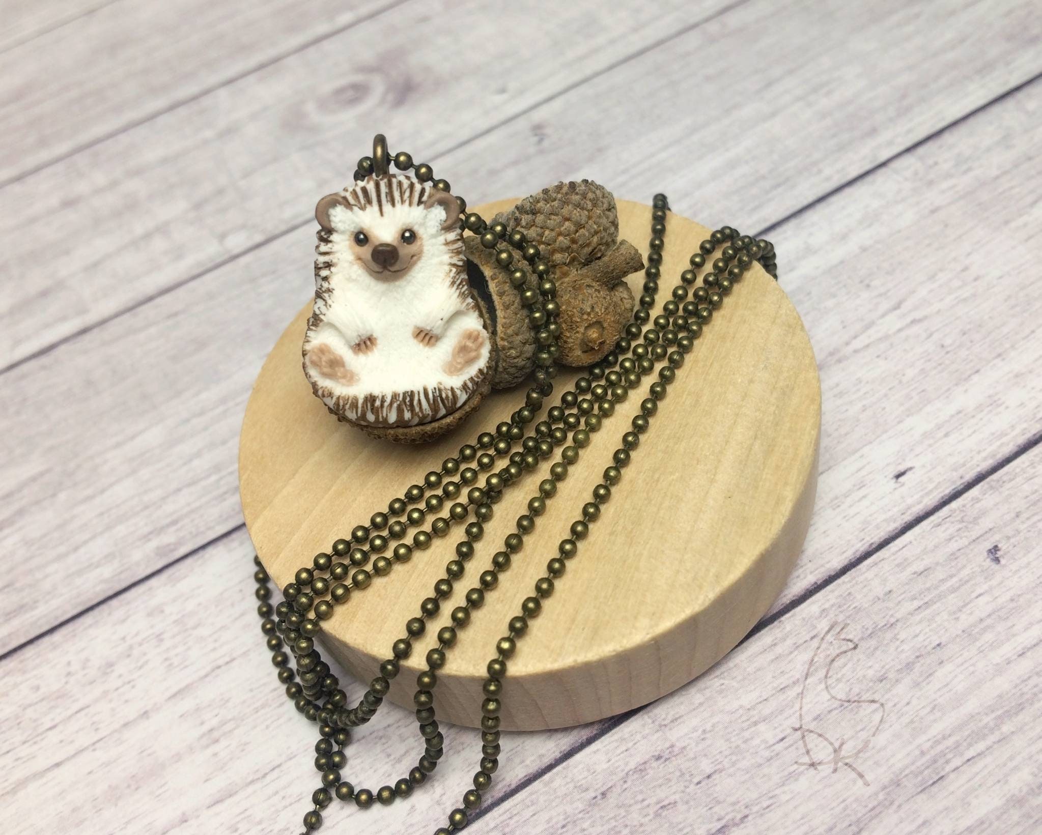 Hedgehog Pendant Necklace Charm Hedgehogs Jewelry Gift Etsy