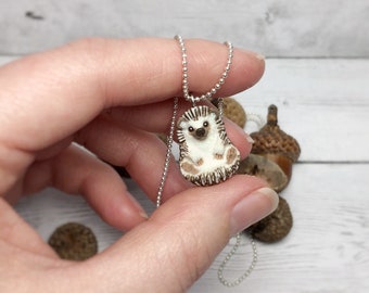 Igel Anhänger Halskette Charm Igel Schmuck Geschenk