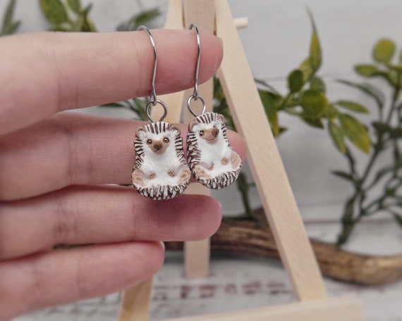 Hedgehog Earrings Hedgehog Earrings