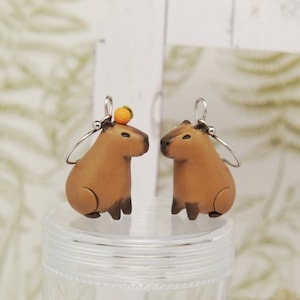 Capybara Earrings Capybaras Jewelry Gift