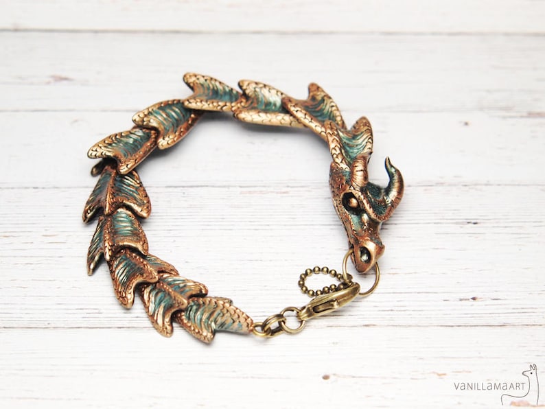 Dragon Bracelet Fantasy Jewelry Fantastic Dragons Gift 画像 9