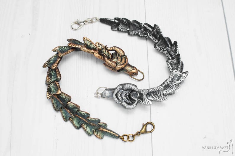 Dragon Bracelet Fantasy Jewelry Fantastic Dragons Gift 画像 10