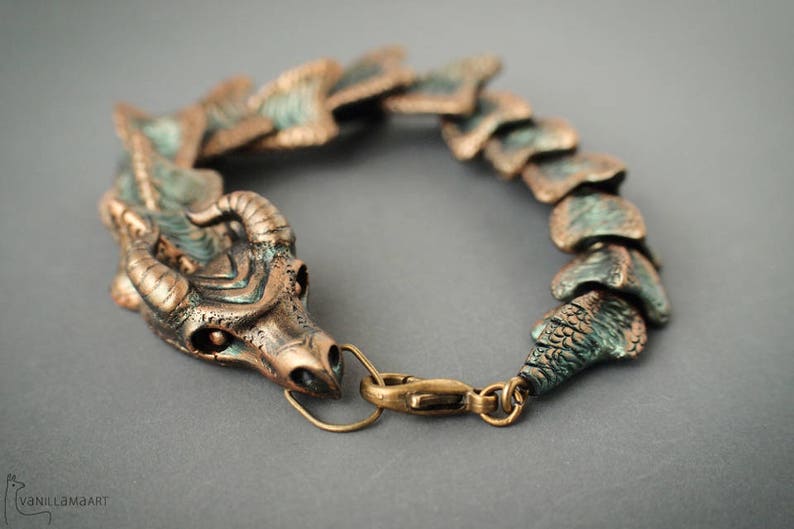 Dragon Bracelet Fantasy Jewelry Fantastic Dragons Gift 画像 8