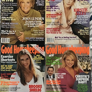 1998 VINTAGE GOOD HOUSEKEEPING magazines. If you’d like more than 1, please read description.