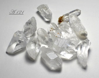 From Arkansas The Ones Pictured Collection of Gem Quartz Crystals - Very Clear and Glassy
