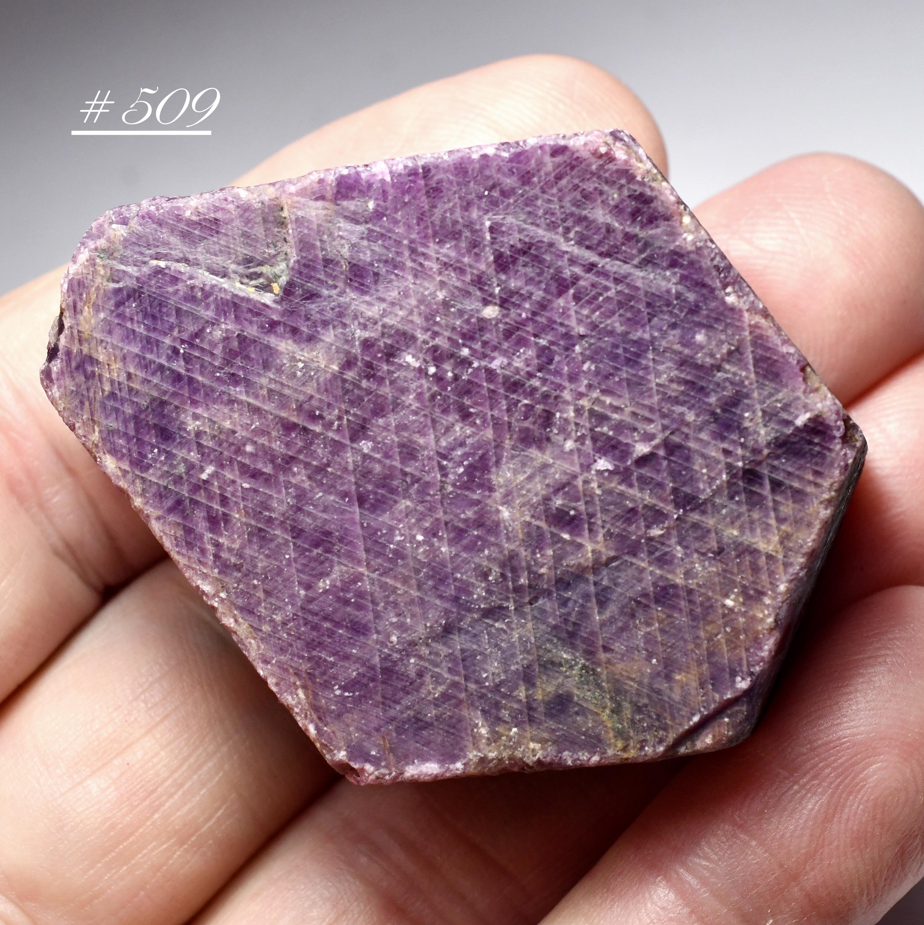Large Hexagonal Ruby Crystal – Magenta Corundum With Strong Red ...
