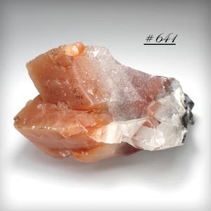 Orange Calcite Crystal Cluster: Mariposa Calcite from Chihuahua, Mexico